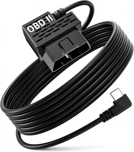 Dash Cam Power Cord USB C – 11.5FT Dashcam Power Adapter with Dual Ports Fast Charging, Compatible with Redtiger, Wolfbox, Vantrue, Viofo, TERUNSOUL and Most Dash Cameras in Saudi Arabia