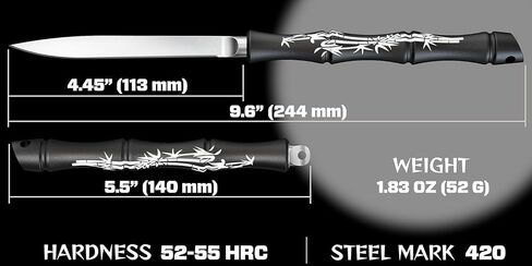 Grand Way 5.5" Knife - Small Black Knife - Japanese Utility - Sharp Knives - Letter and Envelope Opener - Pocket Knife for Men and Women - Multifunction Bike Tools Best Gift Idea 130129-1 in Saudi Arabia