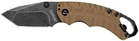Kershaw Shuffle II Folding Pocket Knife, Tan Handle, 2.6 Inch Tanto Blade in Saudi Arabia