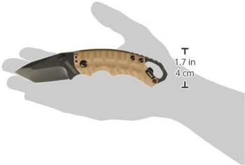 Kershaw Shuffle II Folding Pocket Knife, Tan Handle, 2.6 Inch Tanto Blade in Saudi Arabia