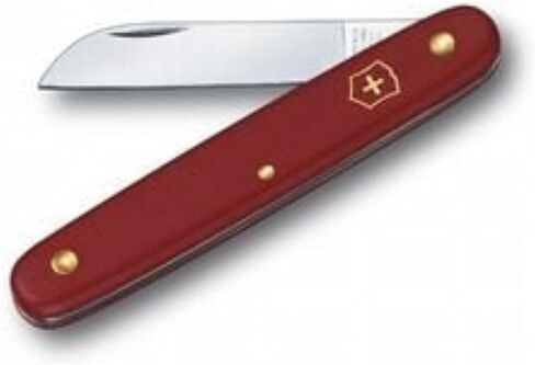 Victorinox Floral Knife, straight 4" blade, red handle 3.9050 in Kuwait