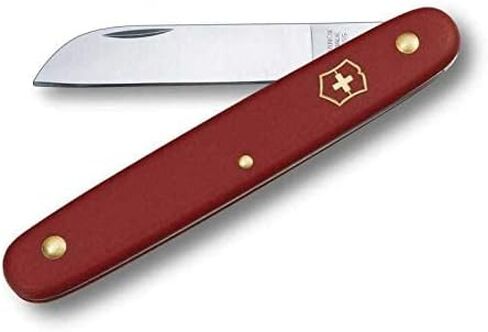 Victorinox Floral Knife, straight 4" blade, red handle 3.9050 in Kuwait