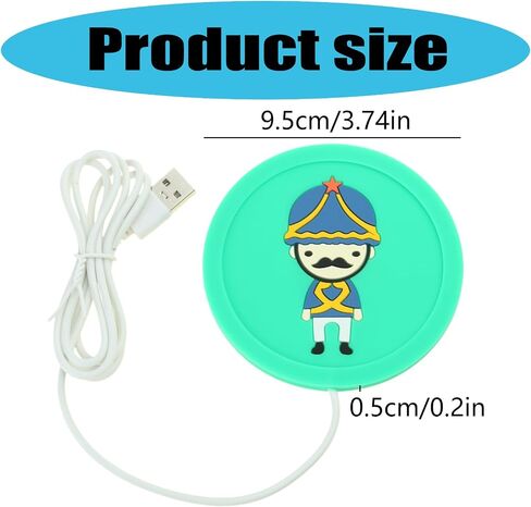 Cartoon USB Coffee Warmer Cup Pad Resin Bubble Remover Mold Heating Silicone Mat Heater for Resin Curing Tool USB Coffee Warmer Cup Pad in Saudi Arabia