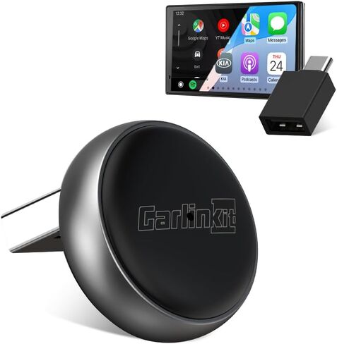 CarlinKit MINI Ultra 3 CarPlay Wireless Adapter for OEM Wired Cars (Black) in Saudi Arabia