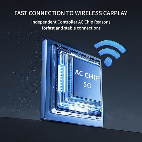 Wireless CarPlay/Android Auto 360 ° Rotation Mini Plug and Play Multicolour USB Dongle for OEM Wired CarPlay After 2016 Cars,Convert Wired to Wireless Keep Original Car Function in Saudi Arabia