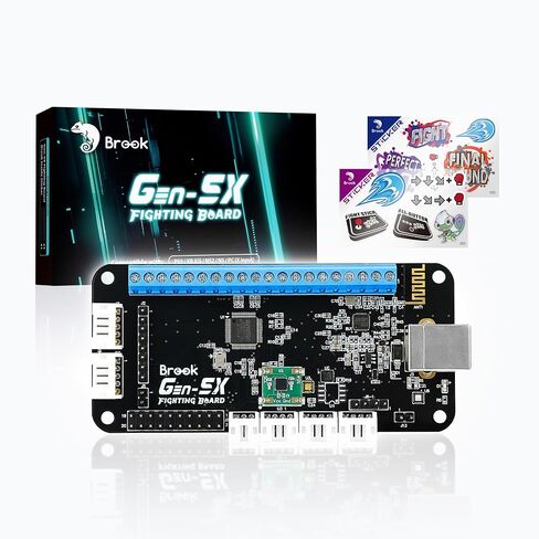 Brook Gaming GEN 5 Wired Fighting Board – Compatible with PS5, PS4, NS, NS2, and PC/Ultra-Low Latency & RGB Lighting Equipped (Exclusive Version) in Saudi Arabia