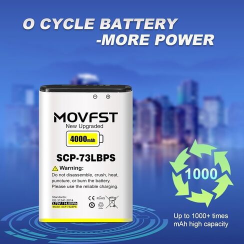 SCP-73LBPS Replacement Battery,4000mAh New 0 Cycle High Capacity Battery Compatible for Kyocera DuraXV Extreme E4810 /DuraXE Epic E4830 Verizon Flip Phone in Kuwait
