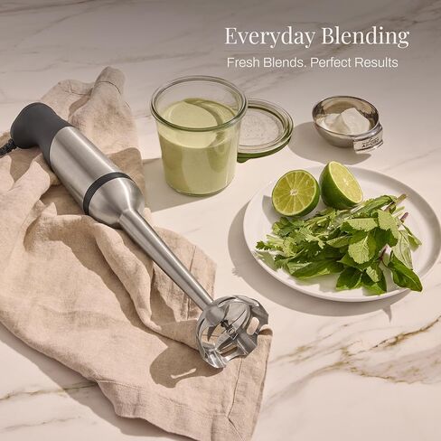 All-Clad Electrics Stainless Steel Immersion Blender 2 Piece Turbo Function 600 Watts Detachable, Variable Speed Control, Hand Blander, 9-1/4-inch in Saudi Arabia