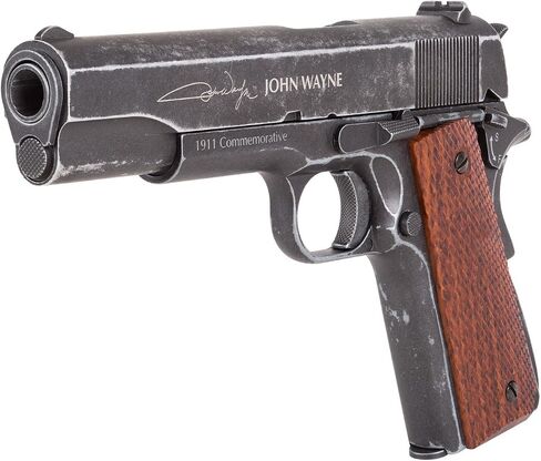 John Wayne 1911 Metal CO2 BB Pistol, Brown Grips air Pistol in Saudi Arabia