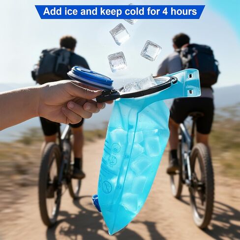 MIYCOO Hydration Bladder, 2L Leak Proof Water Bladder for Hiking Backpack, BPA Free Wide Opening Water Reservoir Bag for Camping, Running, Cycling, Climbing in Saudi Arabia