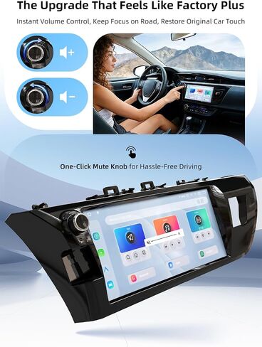 Dasaita 10.33" Plug & Play Car Stereo for Toyota Corolla 2014 2015 2016 in Saudi Arabia