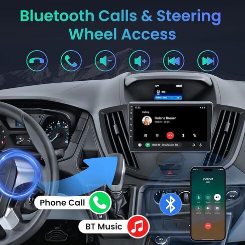 8 Core Car Radio Stereo for Ford Transit 150 250 350 2015-2019: Upgrade | 5G WiFi 1280 * 800 HD 9 Inch Touch Screen Head Unit Replacement with Backup Camera Wireless Carplay GPS FM SWC BT USB 2G+32G in Saudi Arabia