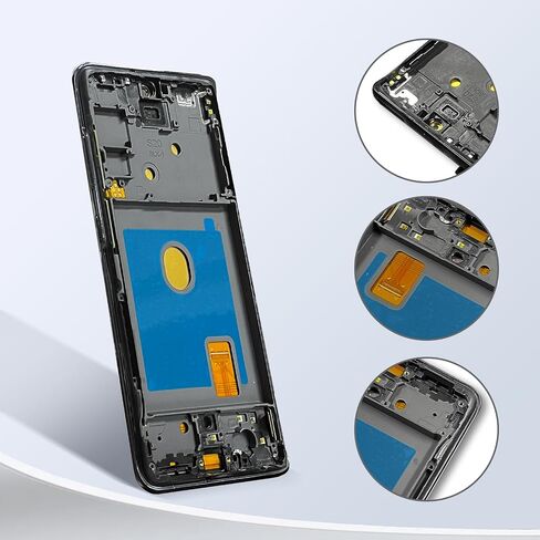 for Samsung Galaxy S20 FE 5G Screen Replacement Kit LCD Display Digitizer Assembly Touch Screen SM-G781U1/DS SM-G781U G781W (OEM AMOLED Black with Frame) in Saudi Arabia