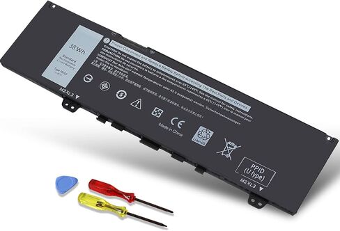 42Wh YRDD6 1VX1H Battery for Dell Inspiron 5482 5485 7586 3583 5491 5591 5481 3310 2-in-1 5593 5584 3493 3593 3793 5480 3582 5581 5590 3584 5493 5585 5594 5598 3501 P93G001 VM732 Vostro 3491 5490 in Saudi Arabia