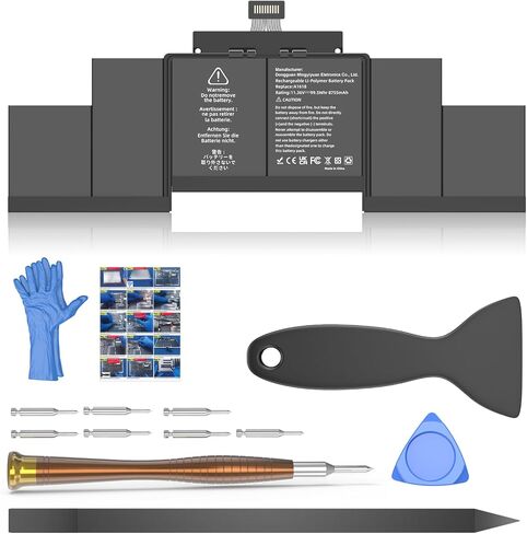 استبدال بطارية A1398، بطارية A1618 A1494 لجهاز MacBook Pro 15 بوصة منتصف 2015 منتصف 2014 أواخر 2013 إصدار Retina طراز A1398 EMC 2910 2909 2881 2876 2745 2674 السعة 11.36 فولت 99.5 وات في الساعة 8755 مللي أمبير في الساعة in Kuwait