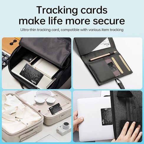 Wallet Tracker Card for iOS & Android,Ultra-Thin IP68 Waterproof | Long Battery Life,works with Apple Find My & Google Find Hub,Wireless Charging,Perfect for Wallets, Passports, Bags & Pets in Saudi Arabia