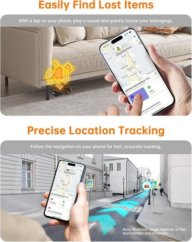 NOVOO Air Locator Tag (iOS Only) Wallet Tracker Card with Apple Find My | Smart Card Bluetooth Tracker, 6 Years Battery, IP68 Waterproof, 1.6mm Keys Finder and Item Locator for Keys, Bags, Passport in Saudi Arabia