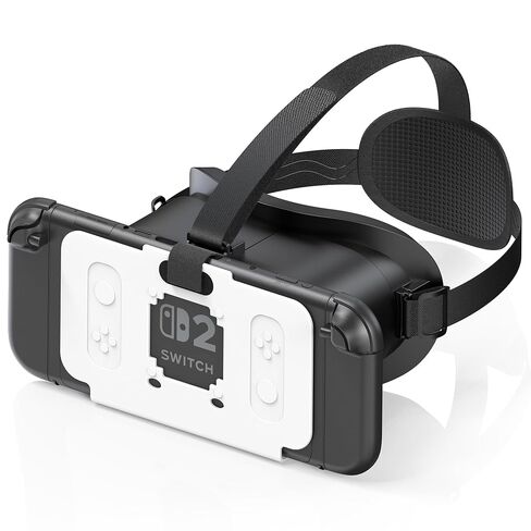 VR Headset Compatible with Nintendo Switch 2 (2025), Switch 2 Virtual Reality VR Glasses with Adjustable HD Lenses and Comfortable Head Strap, Labo VR Kit for Switch 2 Accessories, White&Blue in Saudi Arabia