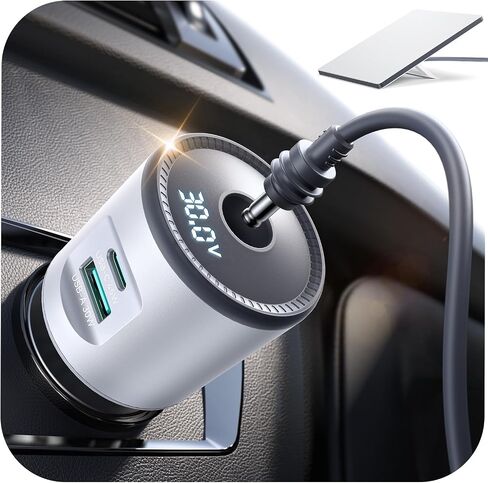 JOYROOM Starlink Mini Car Adapter, 12V-24V to 30V DC Step-Up Converter | 30V Step-Up, Ultra Stable, No Reboot, Digital Voltage Display, 3-in-1 w/ Dual-Port USB Fast Charging for Car, RV, Truck, Boat in Saudi Arabia