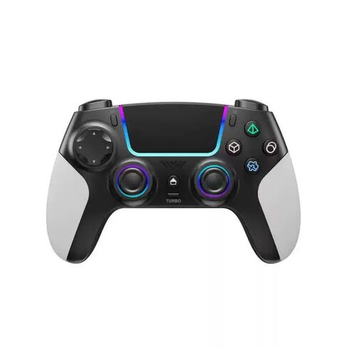 AFMVV Wireless Controller for PS5 with RGB LED,TURBO, Dual Vibration, 6 Axis Gyro Sensor, Touchpad, Ergonomic for Playstation 5 Controller, Compatible with PlayStation 5/PC/Mac/ios/Android/Steam in Saudi Arabia
