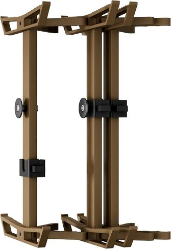 UIIHUNT Climbing Sticks for Hunting, 17" Aluminum with Non-Slip Steps | Compact Mobile Design, Saddle Hunting Ready, Secure Tree Attachment, Easy Backcountry Transport in Saudi Arabia