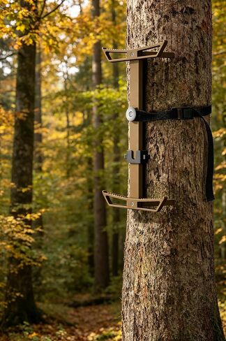 UIIHUNT Climbing Sticks for Hunting, 17" Aluminum with Non-Slip Steps | Compact Mobile Design, Saddle Hunting Ready, Secure Tree Attachment, Easy Backcountry Transport in Saudi Arabia