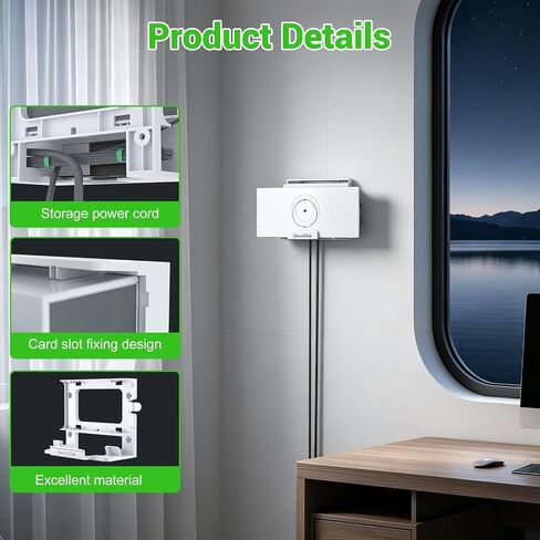 for Starlink Gen3 Router Mount,Standard V3/4X Mesh Router Wall Mount Kit | All-in-One Mesh Router & Gen3 Power Supply Mounting Modem Bracket Accessories,Space-Saving,Easy Install Home RV Office Boat in Saudi Arabia