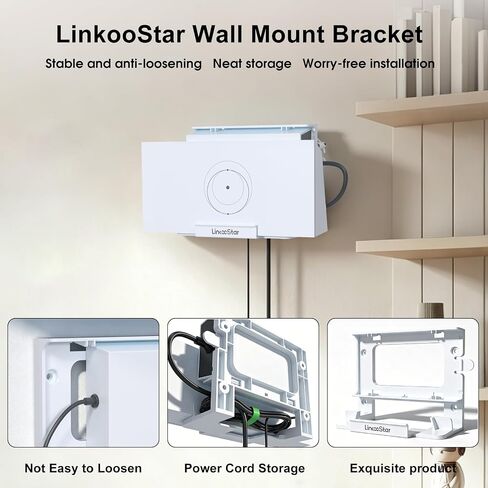 for Starlink Gen 3 Router Mount All-in-One Starlink Gen 3 Router Wall Mount | For Starlink Standard V3/4X Mesh Router & Gen 3/4X Power Supply Mounting Kit Space-Saving Starlink Router Wall Mount-LM-3C" in Saudi Arabia