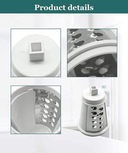 Shred Cone Fits for Presto Regular Salad Shooter 02910 02980 | Cheese Grater Replacement Parts for Shredding Cheese, Vegetables and Fruits (Square Plug) in Saudi Arabia