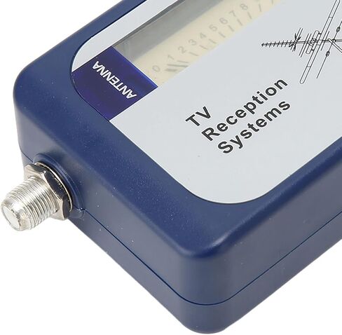 Fabater Digital TV Signal Finder, High Accuracy 170 860MHz Backlight TV Antenna Signal Strength Meter, Mini Finder with Portable Design for Satellite Detection in Saudi Arabia