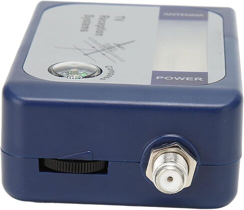 Fabater Digital TV Signal Finder, High Accuracy 170 860MHz Backlight TV Antenna Signal Strength Meter, Mini Finder with Portable Design for Satellite Detection in Saudi Arabia