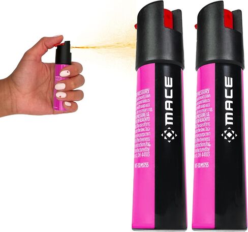 Mace Pepper Spray - Max Police Strength OC with UV Dye, Leakproof Twist Lock, 12 Feet Range, 0.63 oz, Self Defense Pepper Spray for Women & Men in Saudi Arabia