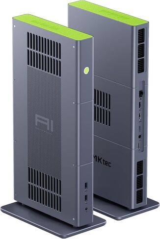 GMKtec EVO-X2 AI Mini PC AMD Ryzen Al Max+ 395 Up to 5.1GHz, 16C/32T | Mini Gaming Computers 64GB LPDDR5X 8000MHz (8GB*8) 1TB PCIe 4.0 SSD, Quad Screen 8K Display, WiFi 7, USB4, SD Card Reader 4.0 in Saudi Arabia