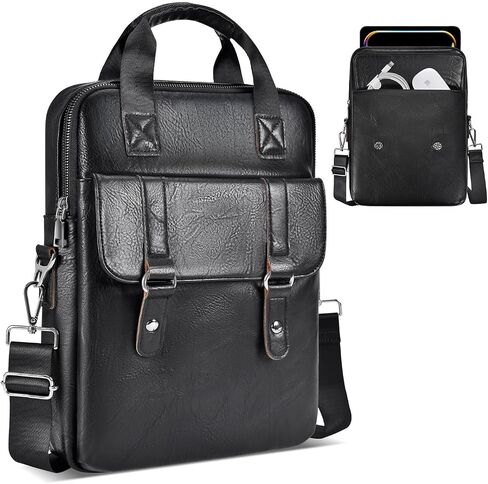12.9-13 Inch Leather Tablet Sleeve Bag for MacBook Neo Air 13/iPad Pro Air | for 2026 2025 iPad Air 13 inch M4 M3 & iPad Pro M4 M5 & iPad Pro 12.9 Tablet Laptop Travel Shoulder Strap Carrying Case in Saudi Arabia