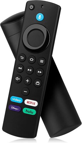 Voice Remote for Firestick TV Cube/4K Max&Insignia/TCL/Hisense Smart TVs | Works with All TV Cube/Stick & Hisense/TCL/Insignia TVs, Find movies, check weather, view cameras—all by voice. in Saudi Arabia