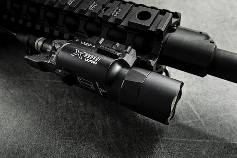SureFire Weaponlight LED - X300U-A 1,000 Lumens 11,300 Candela - Black | X300U-A Rail Lock Mount Hybrid Beam LED w/ Ambidextrous Push/Toggle Switch - Mil-Spec Hard Anodized IPX7 - Black in Saudi Arabia