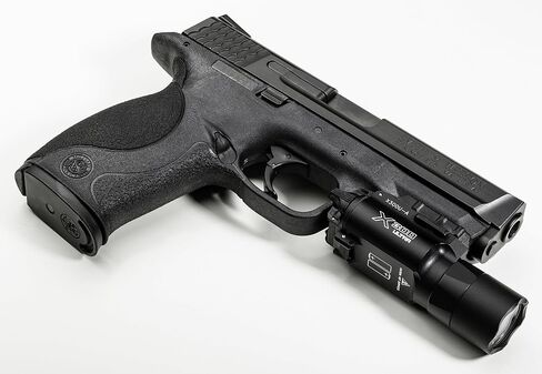 SureFire Weaponlight LED - X300U-A 1,000 Lumens 11,300 Candela - Black | X300U-A Rail Lock Mount Hybrid Beam LED w/ Ambidextrous Push/Toggle Switch - Mil-Spec Hard Anodized IPX7 - Black in Saudi Arabia