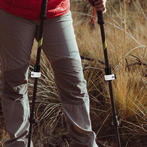 Portable Climbing Stick Anti-Slip Plastic Clip External Lock Fastener 2pcs Easy Installation for Trekking Pole and Walking Stick for Hiking and Outdoor Adventures in Saudi Arabia