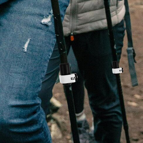 Portable Climbing Stick Anti-Slip Plastic Clip External Lock Fastener 2pcs Easy Installation for Trekking Pole and Walking Stick for Hiking and Outdoor Adventures in Saudi Arabia