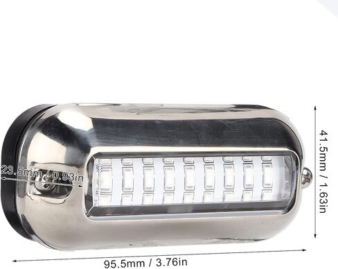Boat Underwater Light with IP68 Design | 27 LEDs, 120° beam angle, durable stainless steel, perfect for marine use in Saudi Arabia