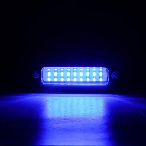Keenso Underwater Light Stainless Steel Transom Light 27 LED 10 to | Underwater Light Stainless Steel Transom Light 27 LED 10 to 30VDC IP68 120 Degree Beam 4.9ft Cable for Marine in Kuwait