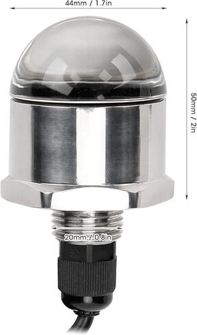 Boat Underwater Light, Stainless Steel 1200lm | 9LED, IP68 , easy installation, durable, marine use in Saudi Arabia
