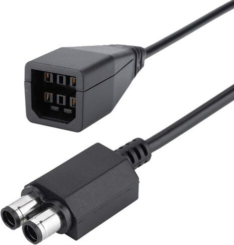AC Adapter Converter Cable Transfer Cord Power Supply for 360 Slim 11 inch with 2 Port Connector for Old to Slim Power Plug in Saudi Arabia