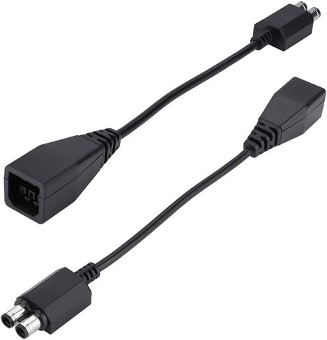 AC Adapter Converter Cable Transfer Cord Power Supply for 360 Slim 11 inch with 2 Port Connector for Old to Slim Power Plug in Saudi Arabia