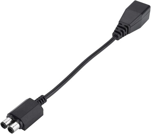 AC Adapter Converter Cable Transfer Cord Power Supply for 360 Slim 11 inch with 2 Port Connector for Old to Slim Power Plug in Saudi Arabia