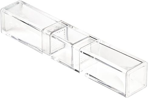 Aquarium Worm Catcher, Transparent Detachable Fish Tank Worms Trap, Aquatic Tank Traps for Freshwater & Saltwater Fishes Shrimp Coral Tanks in Saudi Arabia