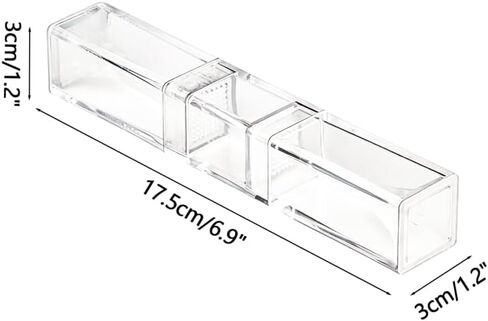 Aquarium Worm Catcher, Transparent Detachable Fish Tank Worms Trap, Aquatic Tank Traps for Freshwater & Saltwater Fishes Shrimp Coral Tanks in Saudi Arabia