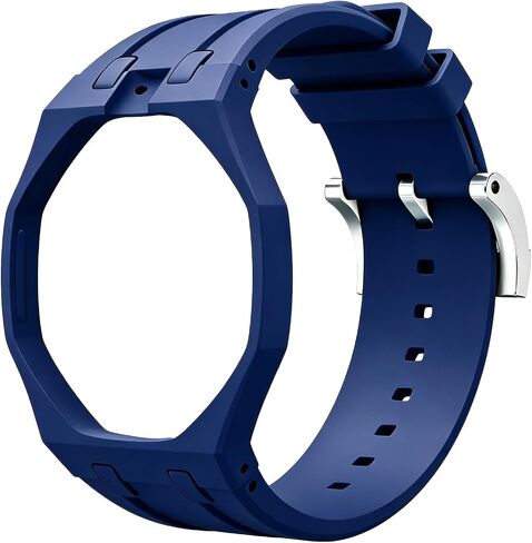 Case Band Compatible with Swatch Royal Pop Watch, 2-in-1 Ceramics Protective Case + Silicone Sport Strap, Convert Your Pocket Watch to Wristband, For Swatch x AP Royal Pop in Saudi Arabia