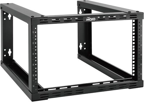 Tecmojo 9U Fixed Wall Mount Network Rack 15.8inch Depth Open Frame for Server Data/AV/IT/Communication/Computer Equipment/Patch Panel Heavy Duty in Kuwait