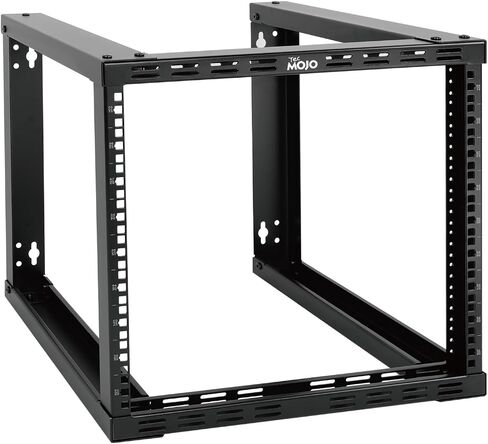 Tecmojo 9U Fixed Wall Mount Network Rack 15.8inch Depth Open Frame for Server Data/AV/IT/Communication/Computer Equipment/Patch Panel Heavy Duty in Kuwait